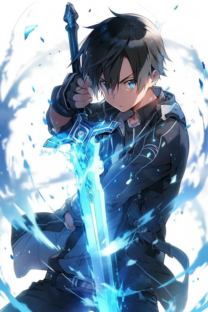 ảnh anime kirito ngầu