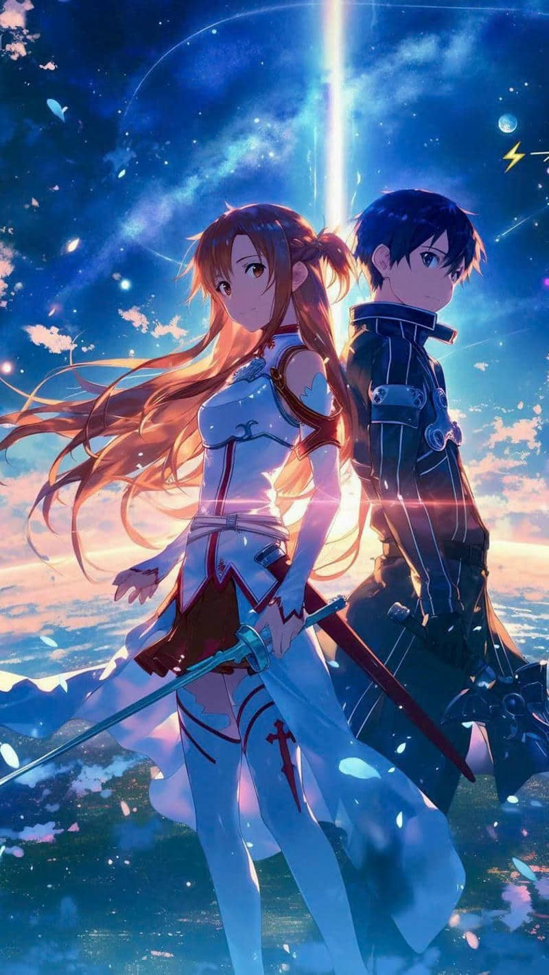 hình kirito và asuna