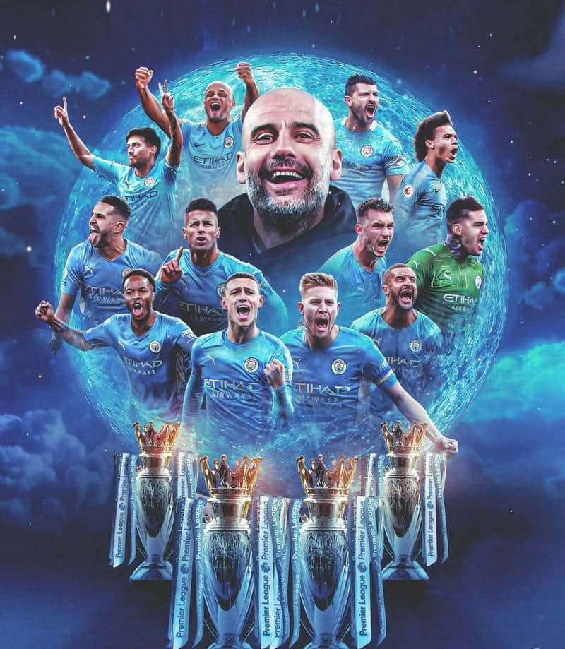 hình nền manchester city 4k