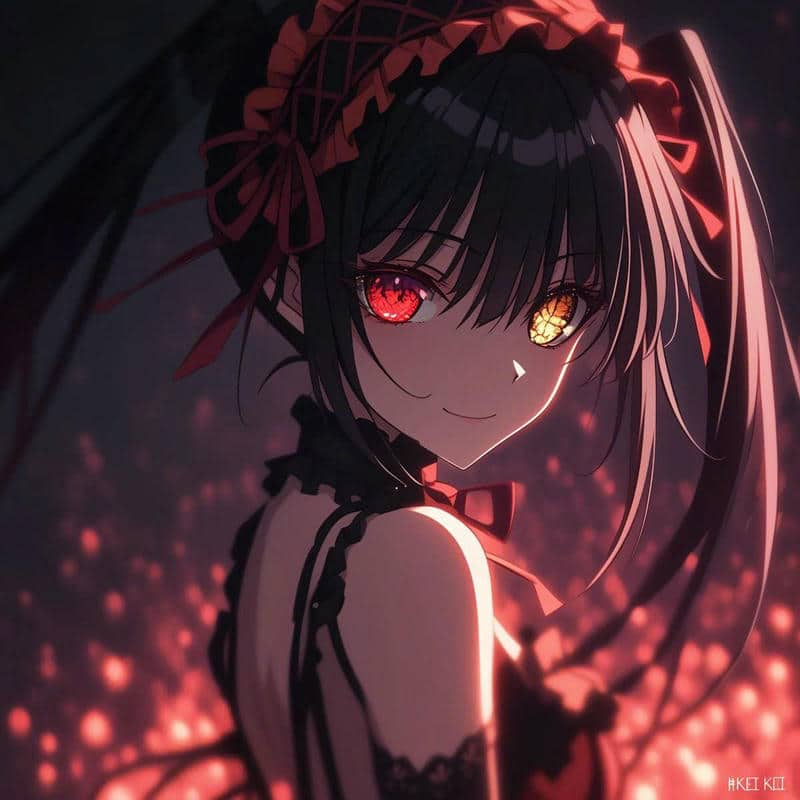 kurumi anime girl cute