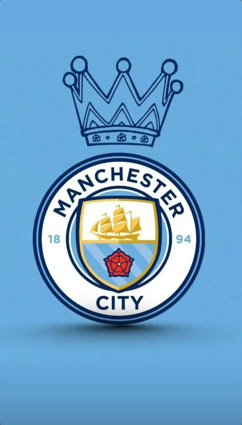 logo hình nền điện thoại man city