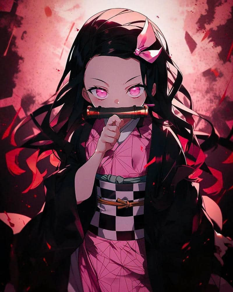 nezuko cute chibi