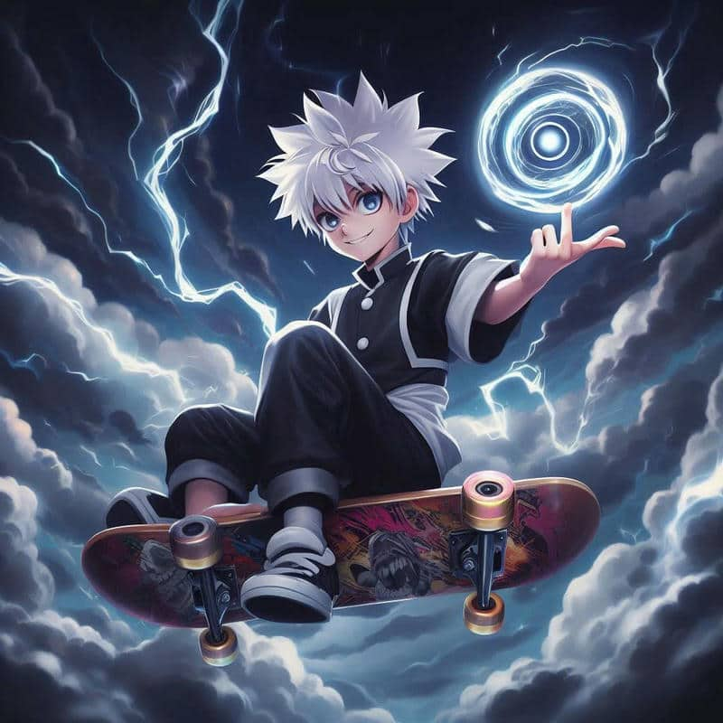 ảnh killua ngầu