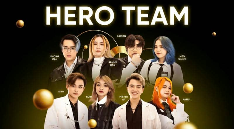 hình ảnh hero team ngoài đời